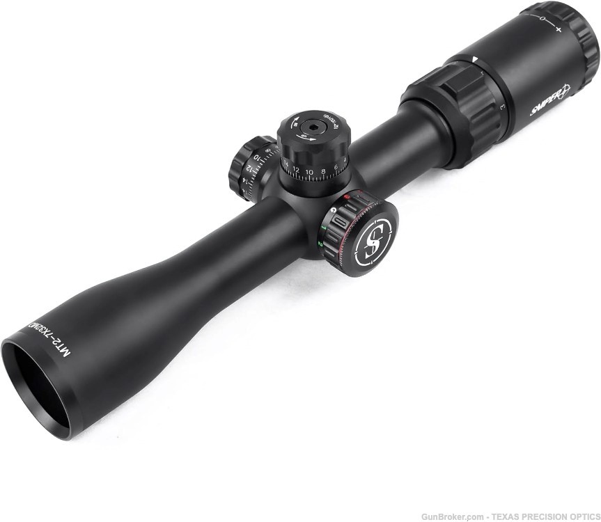 MT2-7X32MD Mil-dot Riflescope R/G/B Illuminated Rifle Scope W/Ring -img-2