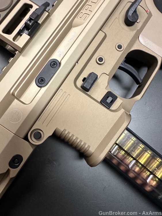B&T Aluminum Billet Machined Lower for APC9 / GHM9 / SPC9 COYOTE TAN FDE-img-0