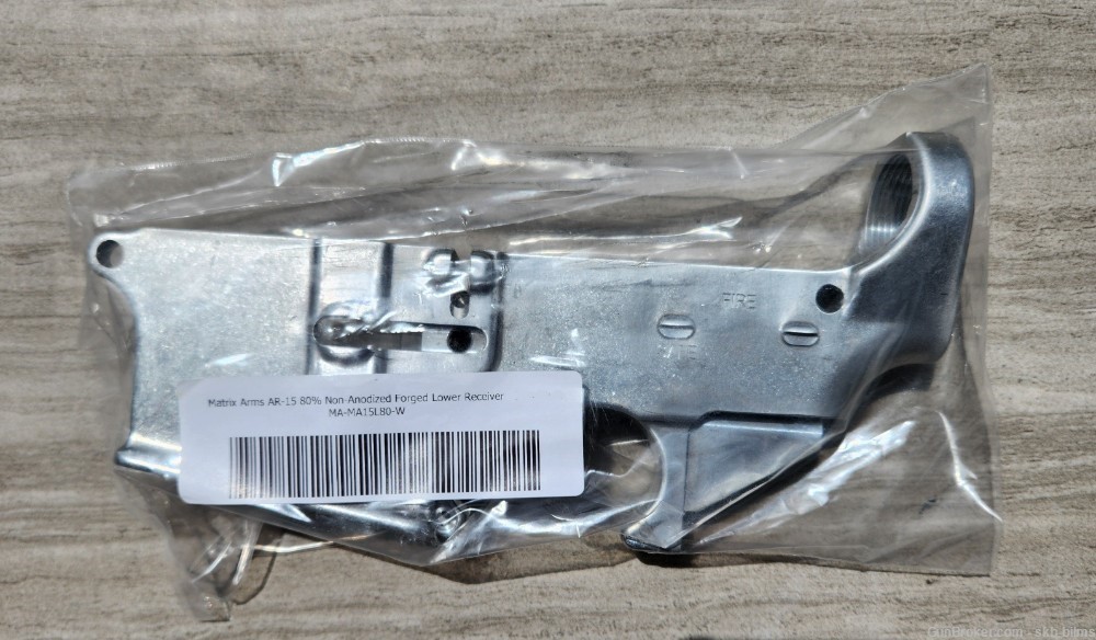 AR-15 Forged Lower w/ Engraved Safe/Fire Markings 80% (Free Shipping)-img-3
