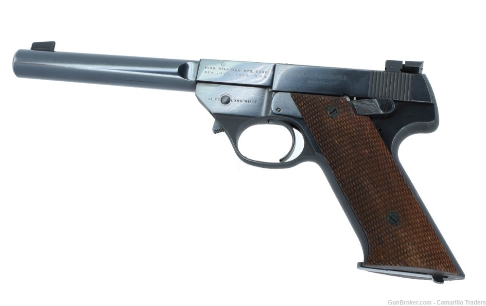PHENOMENAL High Standard Model GD .22 LR Target Pistol 6 3/4" bbl 1949 mfg-img-6