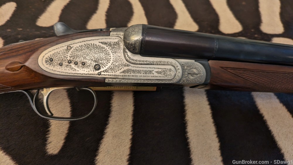 Derby American Arms SxS 12ga DETACHABLE SIDELOCK! Single Trigger, Ejectors-img-3