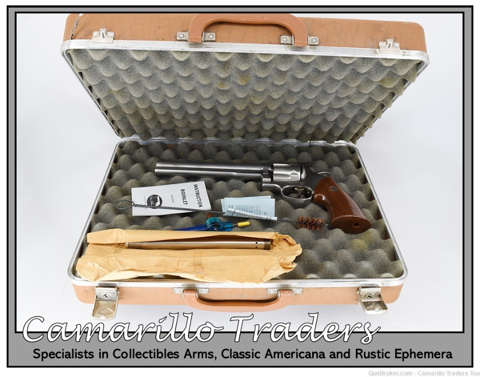 Dan Wesson 744 VH .44 Mag 8" bbl Pistol Kit w/ Spare Barrel, Tool & Box-img-0