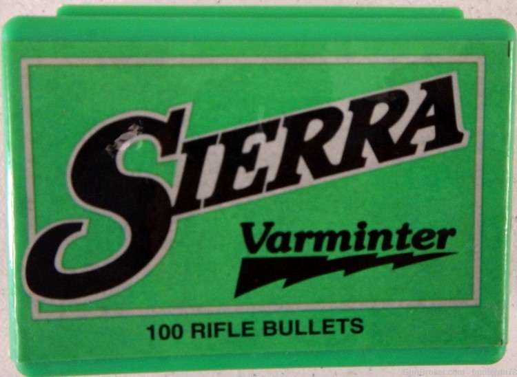 Sierra 25 cal. 75 Grain Hollow Point Bullets. 100 rds. NEW!-img-1