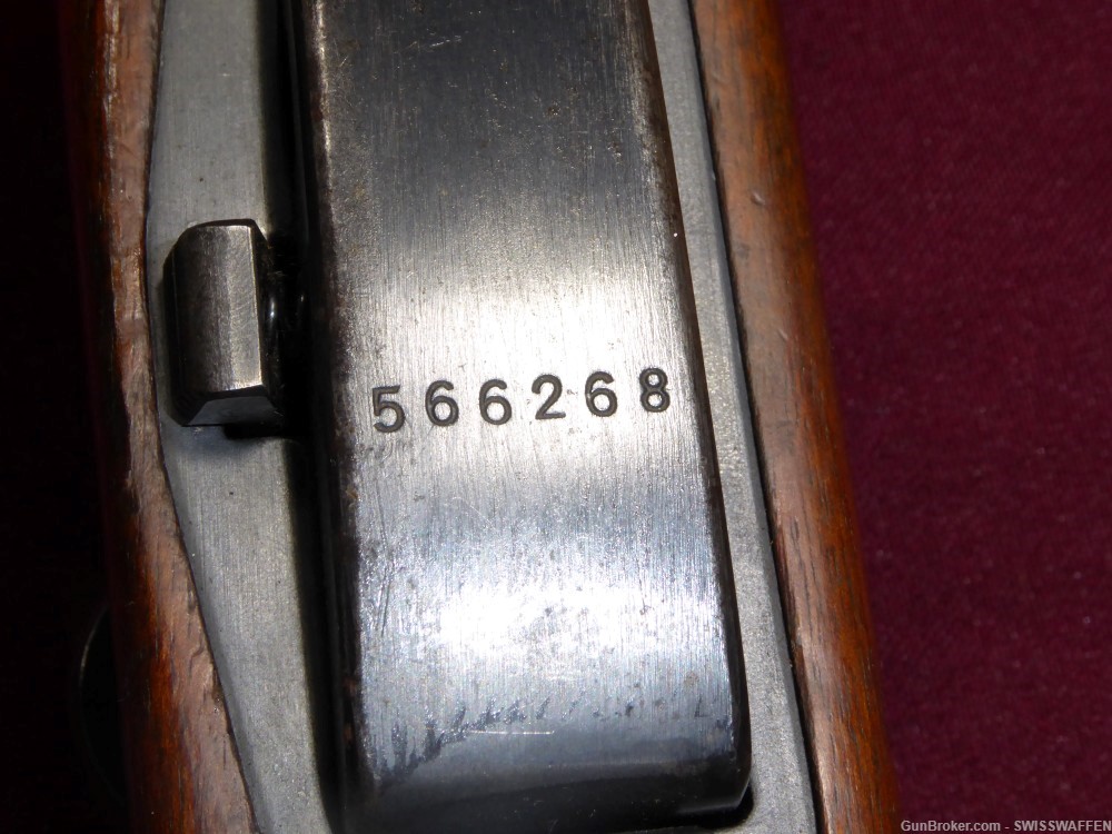 SWISS K31 SCHMIDT MATCHING TROOP TAG MUZZLE 7.51mm EXC. 1937-img-4