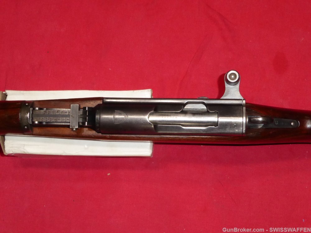 SWISS K31 SCHMIDT MATCHING TROOP TAG MUZZLE 7.51mm EXC. 1937-img-16