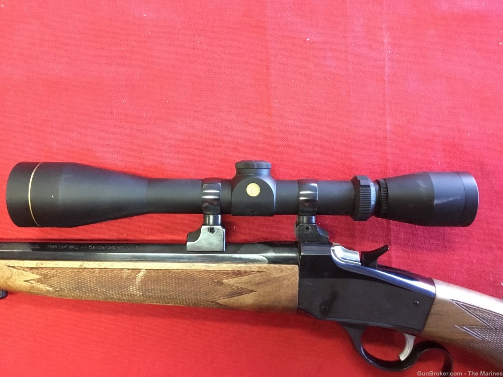 Winchester 1885 Low Wall 243, Leupold VX-1 3x9-40mm-img-3