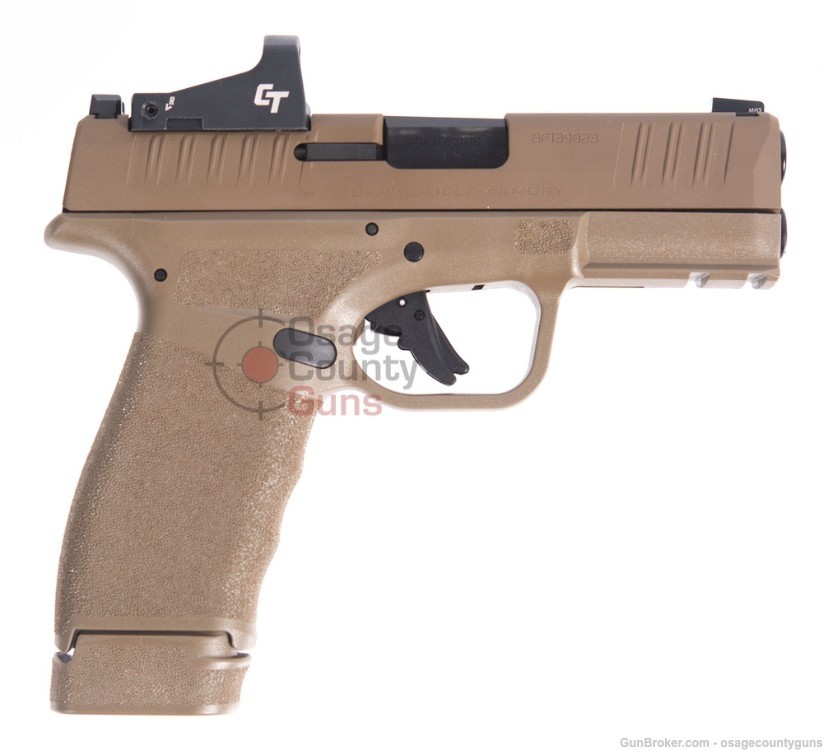 Springfield Armory Hellcat PRO OSP w/CT Red Dot - 3.7" - 9mm - FDE-img-3
