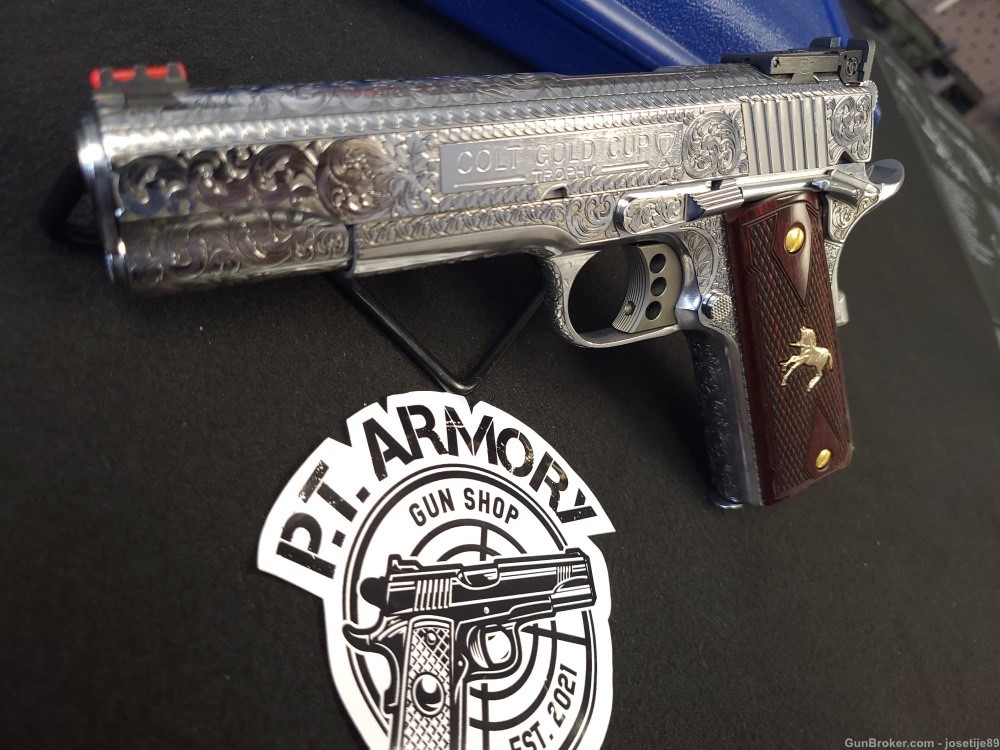 Colt Gold Cup Lite engraved-img-0