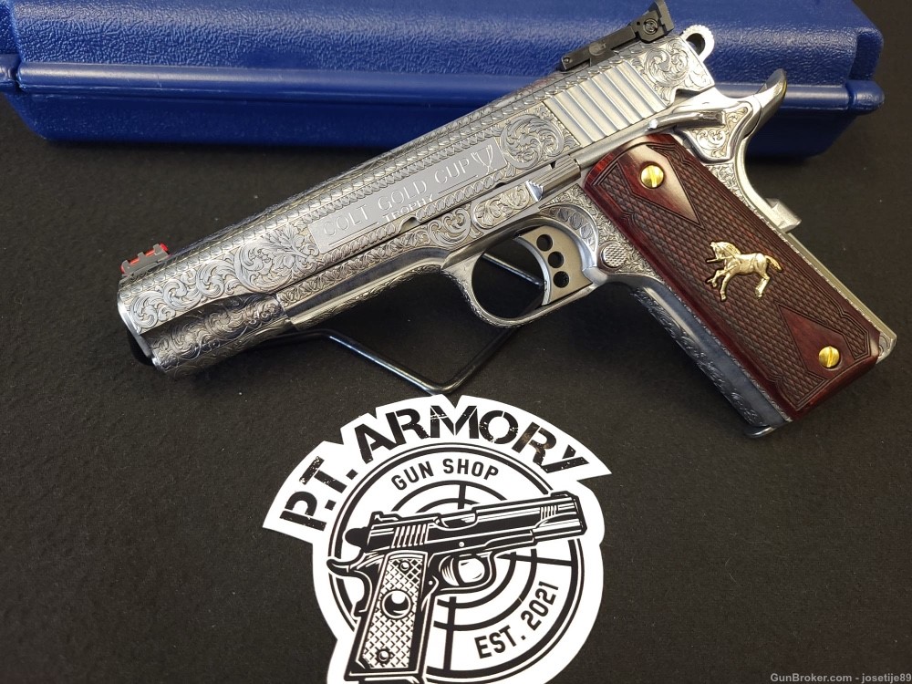Colt Gold Cup Lite engraved-img-2