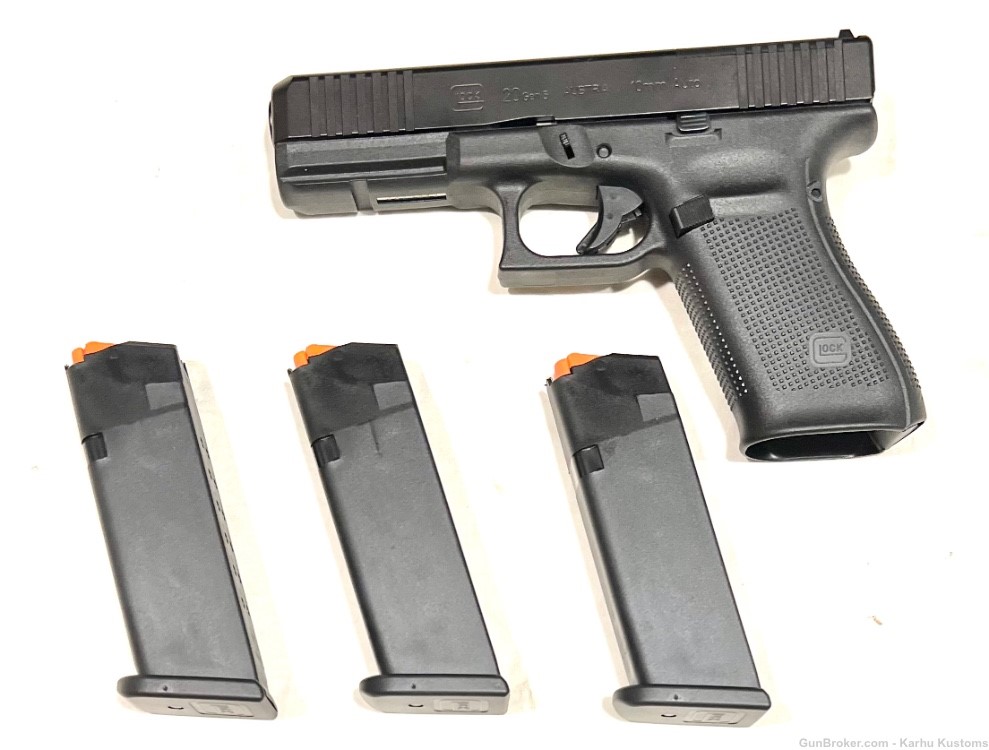 LNIB Glock 20 Gen 5 MOS, 10mm, 3 magazines-img-1