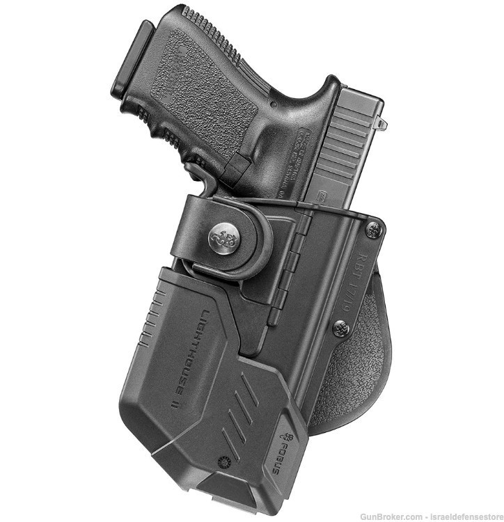 Fobus Holster with Flashlight & Laser protection units for Glock 17, 22, 31-img-1
