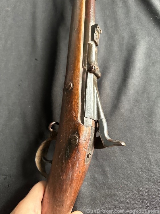 SPRINGFIELD MODEL 1866 SECOND ALLIN CONVERSION TRAPDOOR CADET RIFLE.-img-30