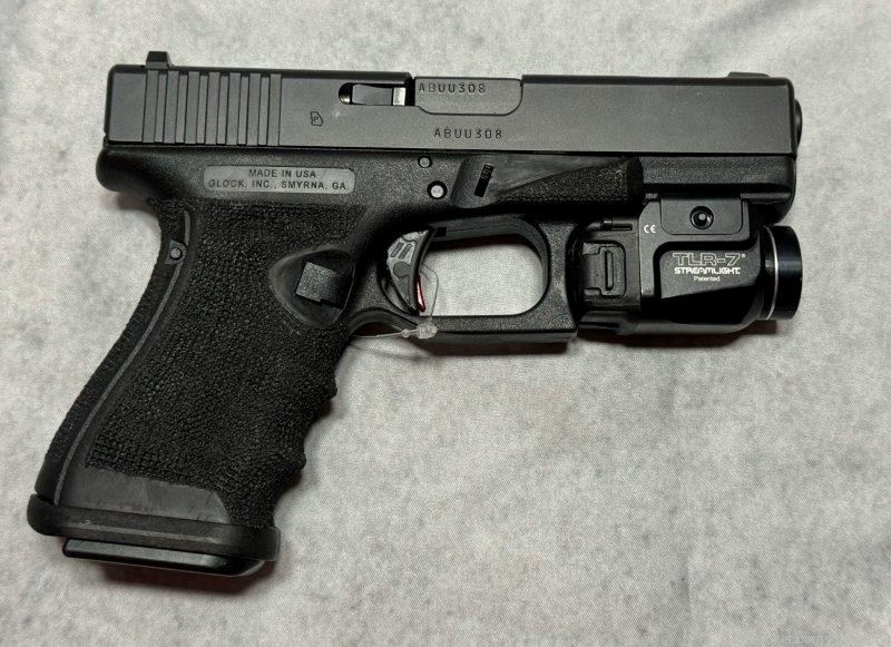 GLOCK 19C W/  STREAMLIGHT TLR-7 - 9MM -img-0