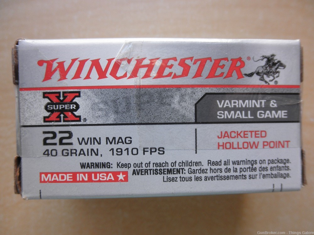 Winchester 22 WMR 40GR JHP X22MH-img-0