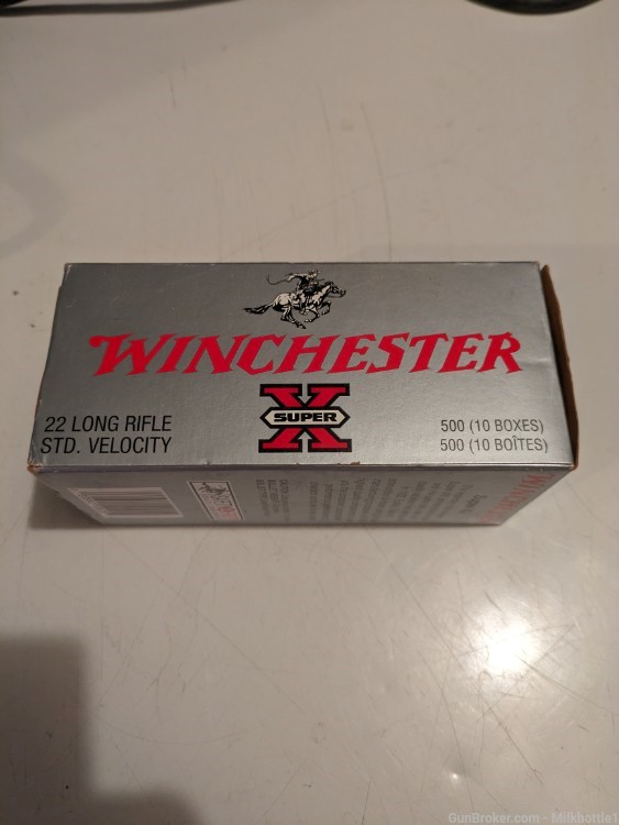 WINCHESTER SUPER X SILVER BOX. 500 round factory brick-img-1