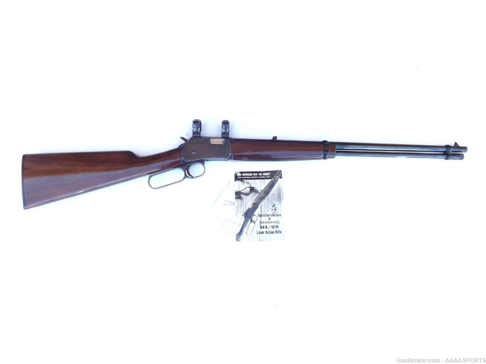 BROWNING  BL-22 LEVER ACTION RIFLE CAL 22 S-L-LR 20" BARREL $.99 NO RESERVE-img-0