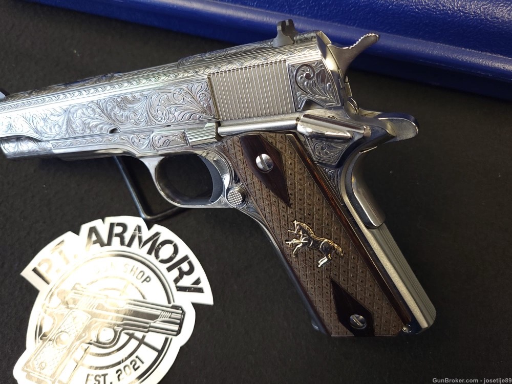 Colt 38 super engraved PENNY AUCTION! No Reserve-img-1