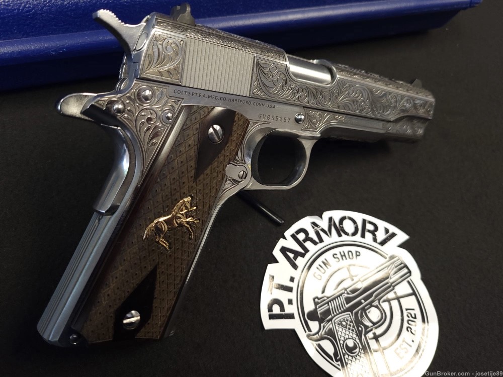 Colt 38 super engraved PENNY AUCTION! No Reserve-img-5