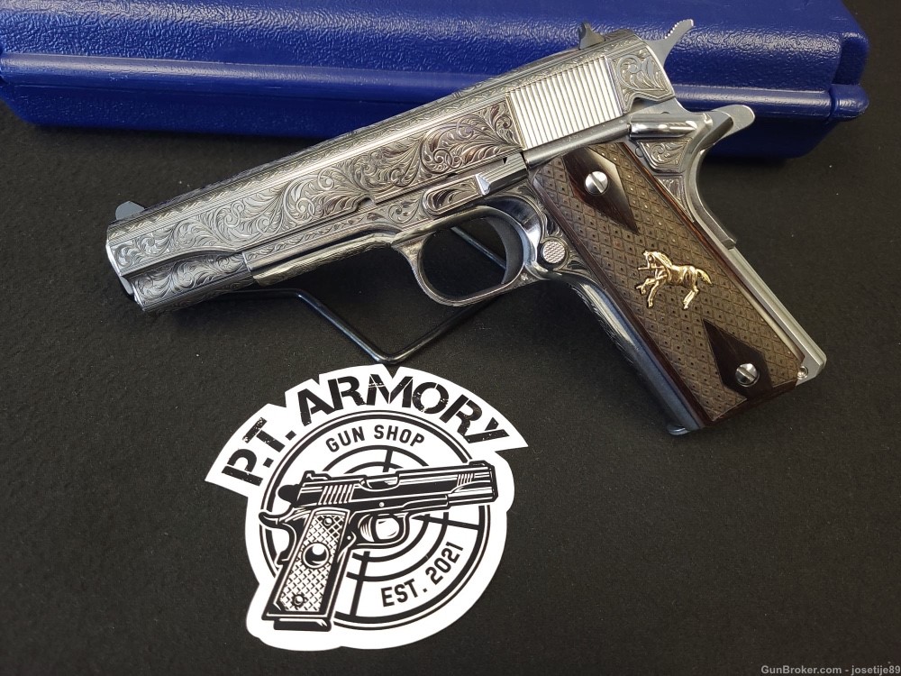 Colt 38 super engraved PENNY AUCTION! No Reserve-img-2
