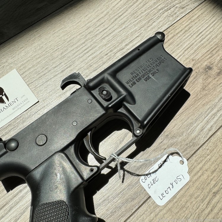 Colt 2009 RESTRICTED Law Enforcement Carbine M4 6922 Lower Receiver #8051-img-5