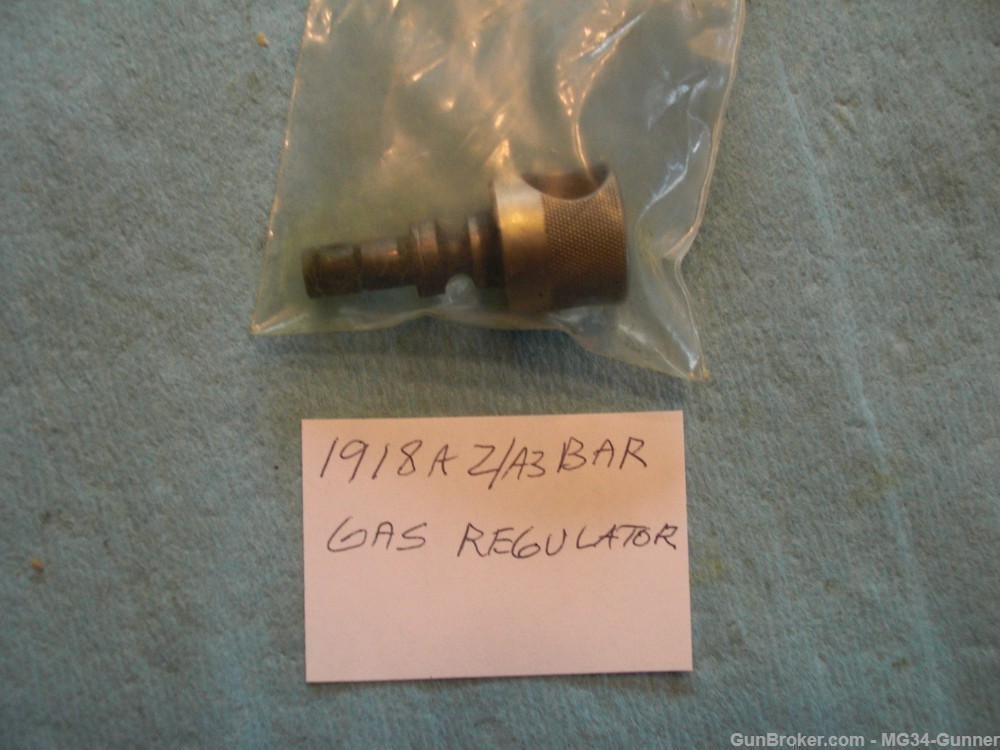 M1918A2 / M1918A3 BAR Browning Automatic Rifle Gas Regulator Part-img-0