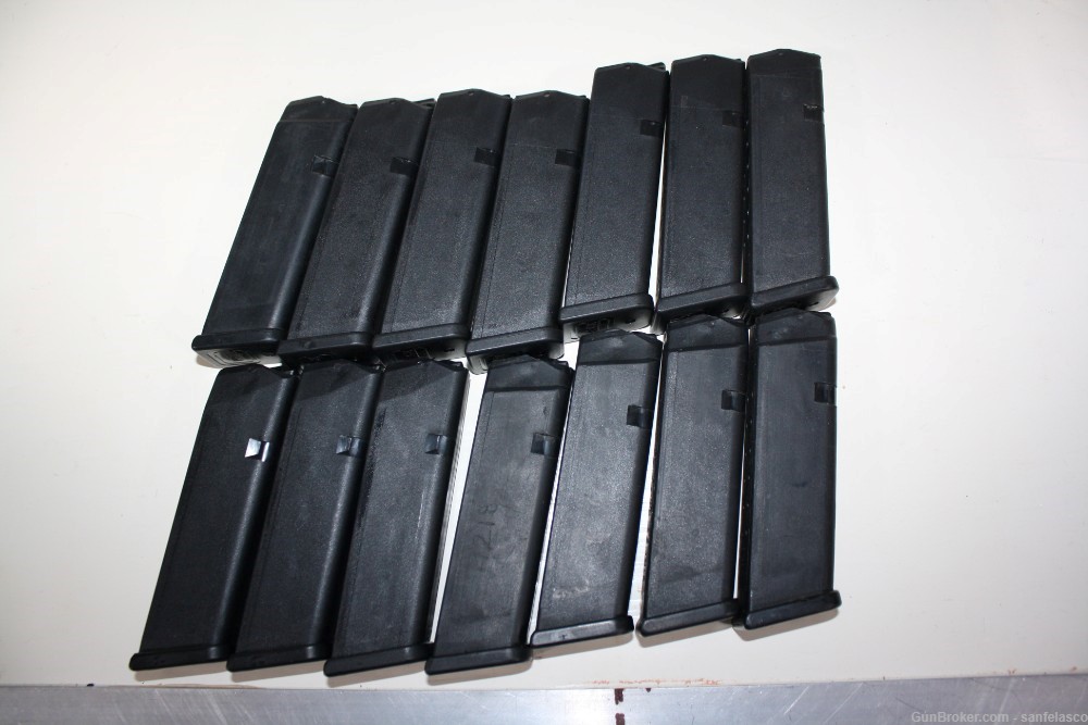 Glock 22 ‘Law Enforcement marked’ magazines; EXCELLENT condition; LOT of 14-img-1