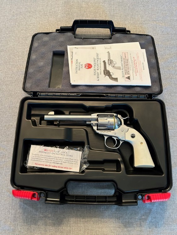Ruger Bisley New Vaquero Revolver 357 Mag -img-0