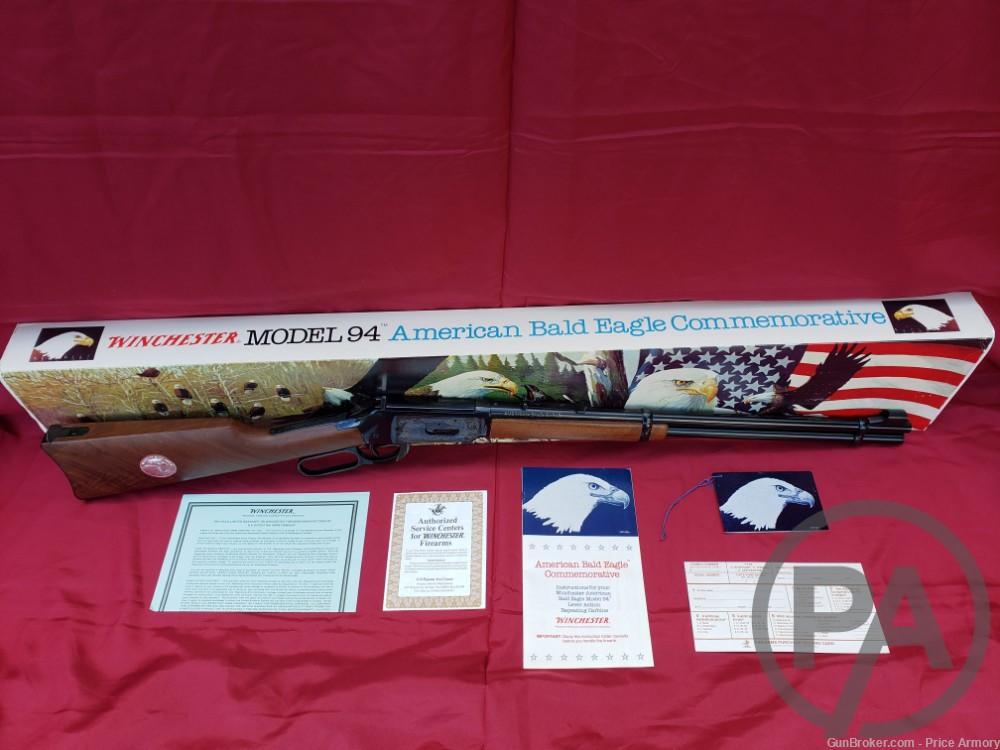 Winchester 94 American Bald Eagle .375Win 20" bbl *ORIGINAL BOX AND PAPERS*-img-0