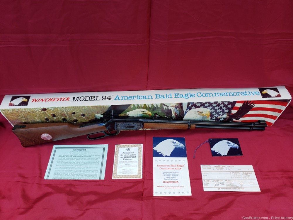 Winchester 94 American Bald Eagle .375Win 20" bbl *ORIGINAL BOX AND PAPERS*-img-2