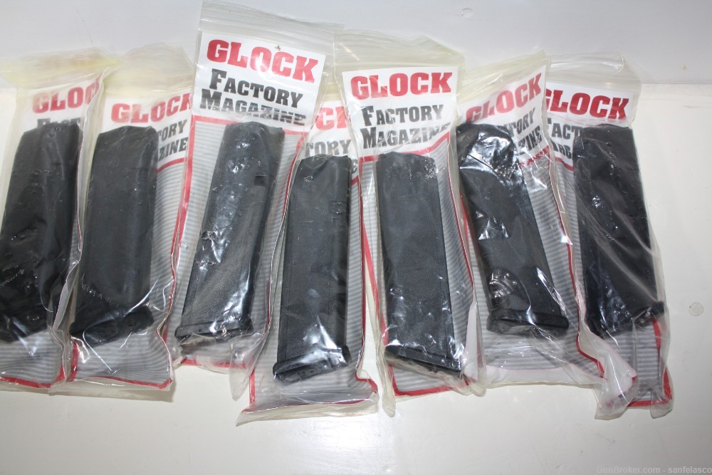 Glock 22 ‘Law Enforcement marked’ magazines; NEW condition; LOT of 7-img-2