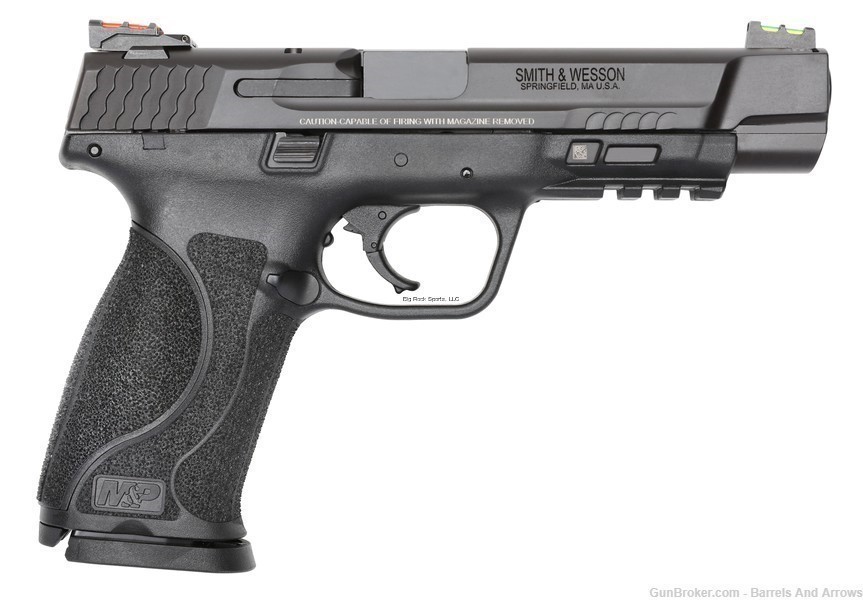 Smith & Wesson 11820 M&P 9 M2.0 Semi-Auto Pistol, 9MM, 5" Bbl, PC, Matte Bl-img-0