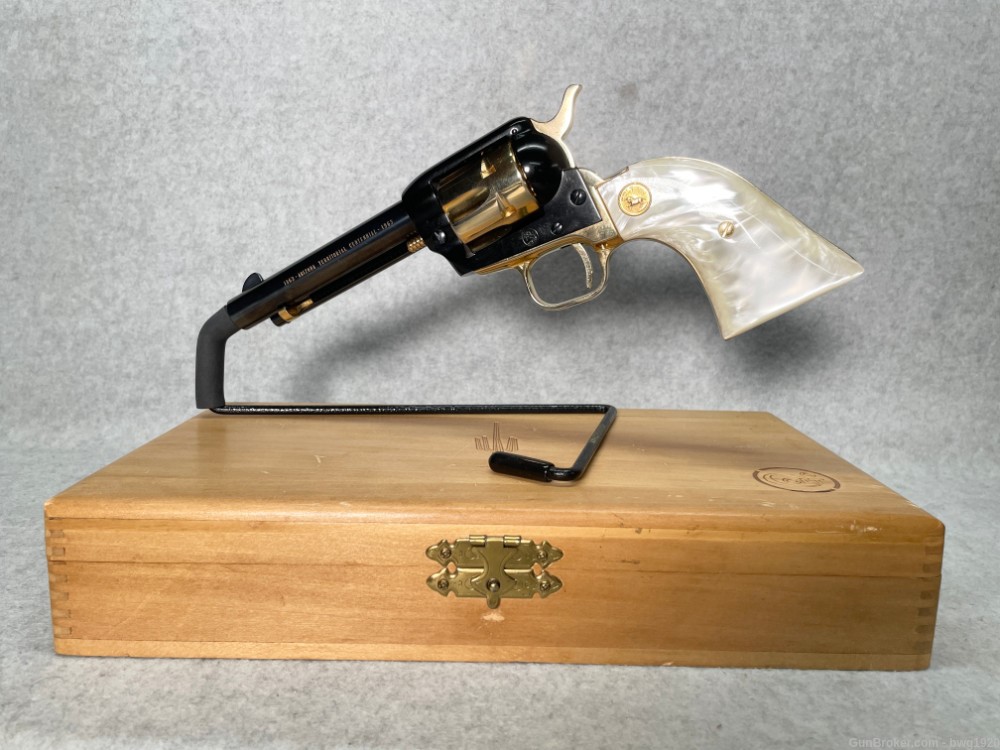 Colt FRONTIER SCOUT .22 LR Revolver SA Case ARIZONA CENTENNIAL UNFIRED!-img-1