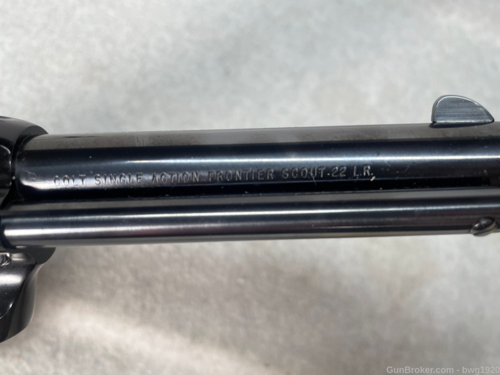 Colt FRONTIER SCOUT .22 LR Revolver SA Case ARIZONA CENTENNIAL UNFIRED!-img-12
