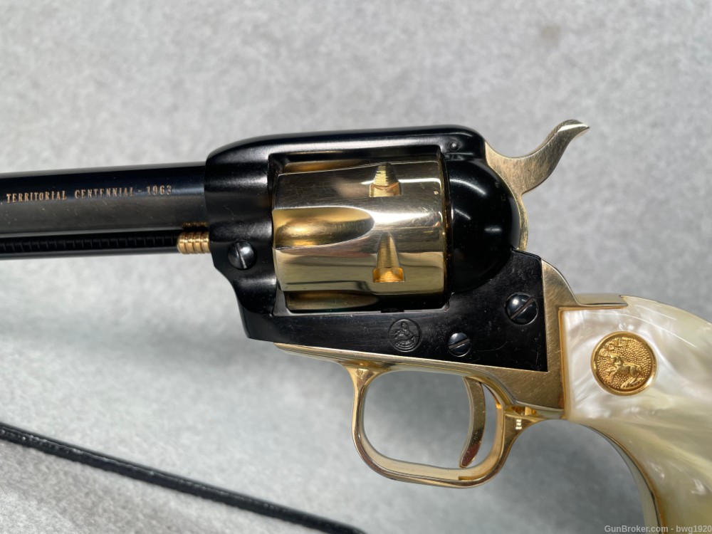 Colt FRONTIER SCOUT .22 LR Revolver SA Case ARIZONA CENTENNIAL UNFIRED!-img-6