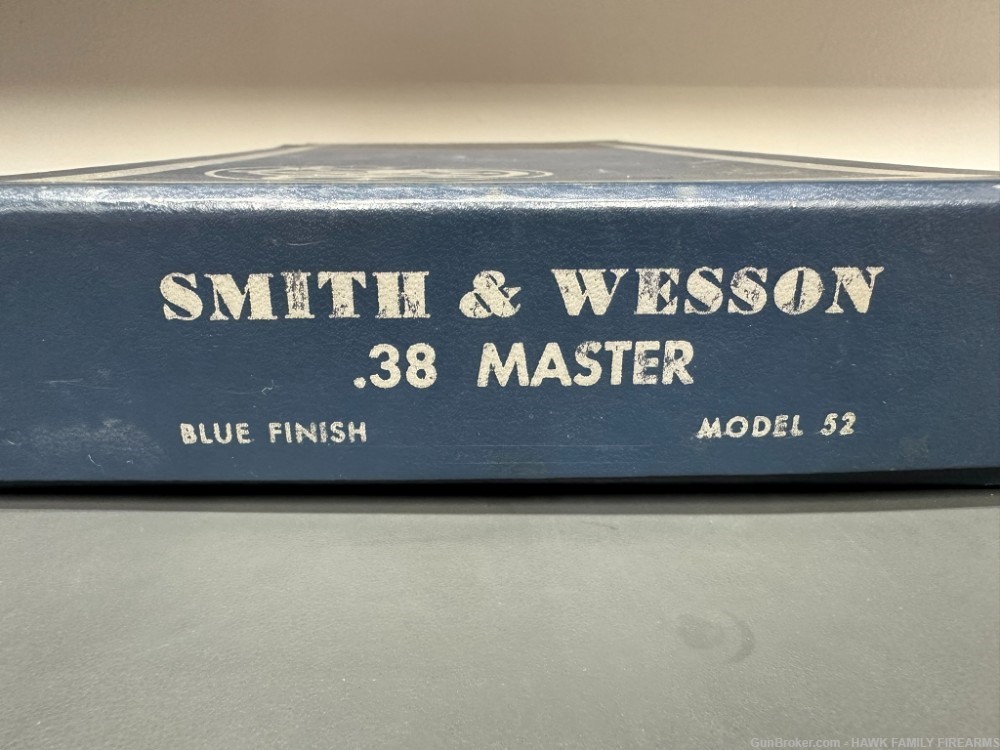 SMITH & WESSON 52-1 .38 SPL MID RANGE*WADCUTTER* UNFIRED-COLLECTOR*-img-21