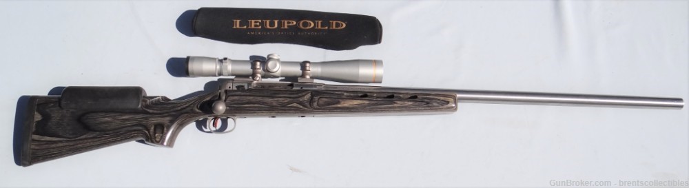 Savage Model 12 Single Shot Target Rifle 30” .223 Rem Leupold VX3 6.5-20x40-img-0