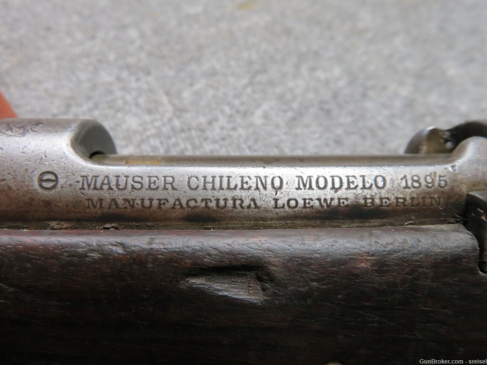 ANTIQUE CHILEAN MODEL 1895 MAUSER SHORT RIFLE-LOEWE BERLIN-img-7