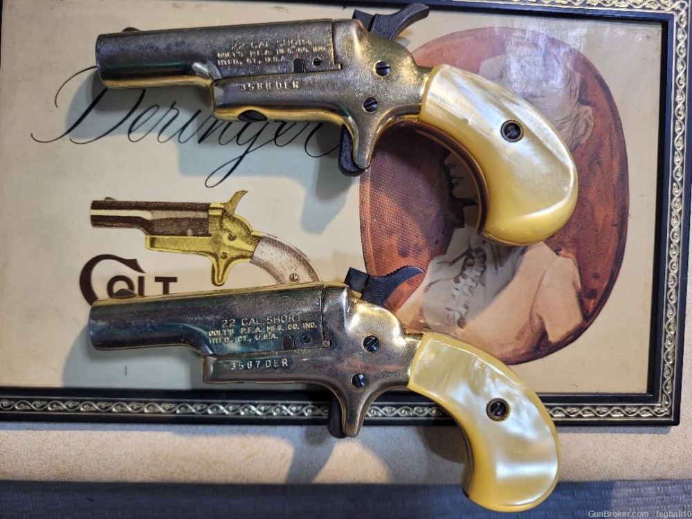 Colt Lady Deringer Set With Consecutive Serial Numbers!-img-2