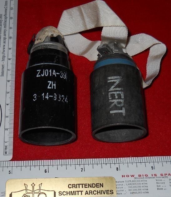 CHINESE , U.S. Anti-Armor Grenade submunition bomblet,artillery,rocket,bomb-img-0