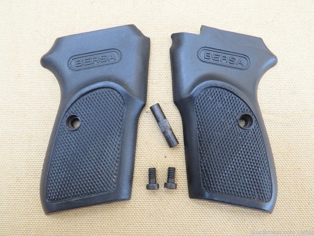 Bersa Model 95 .380 Pistol Grips & Grip Screws + Frame Alignment Pin-img-0