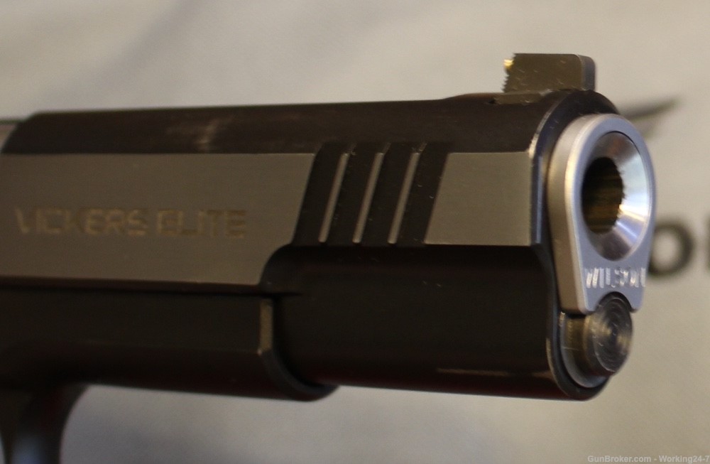 Wilson Combat Vickers Elite 9mm 1911 5" Stainless Slide / Black Semi Pistol-img-16