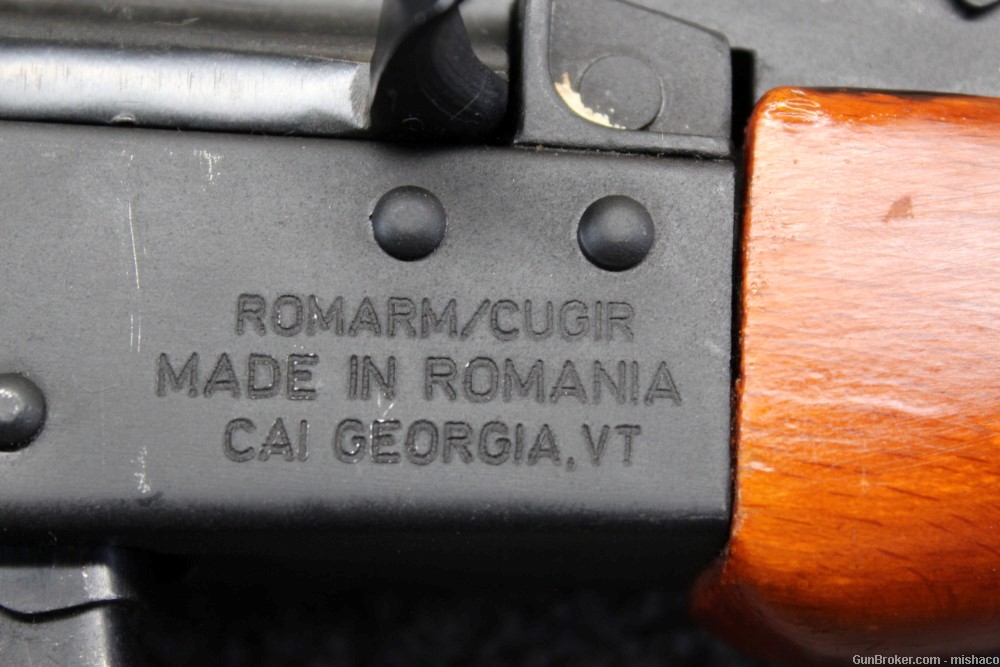 Romanian Cugir GP-WASR10 7.62x39mm AK-47 Rifle w/PM90 Folding Stock WASR-10-img-7
