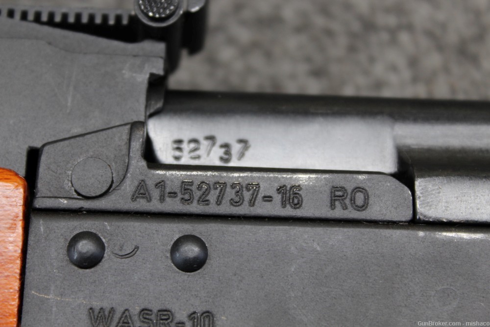 Romanian Cugir GP-WASR10 7.62x39mm AK-47 Rifle w/PM90 Folding Stock WASR-10-img-8