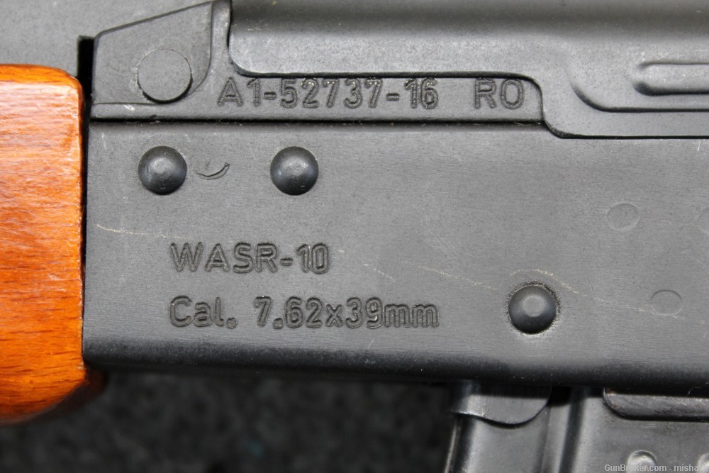 Romanian Cugir GP-WASR10 7.62x39mm AK-47 Rifle w/PM90 Folding Stock WASR-10-img-6