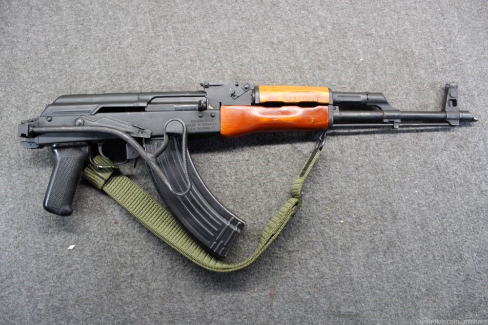 Romanian Cugir GP-WASR10 7.62x39mm AK-47 Rifle w/PM90 Folding Stock WASR-10-img-0