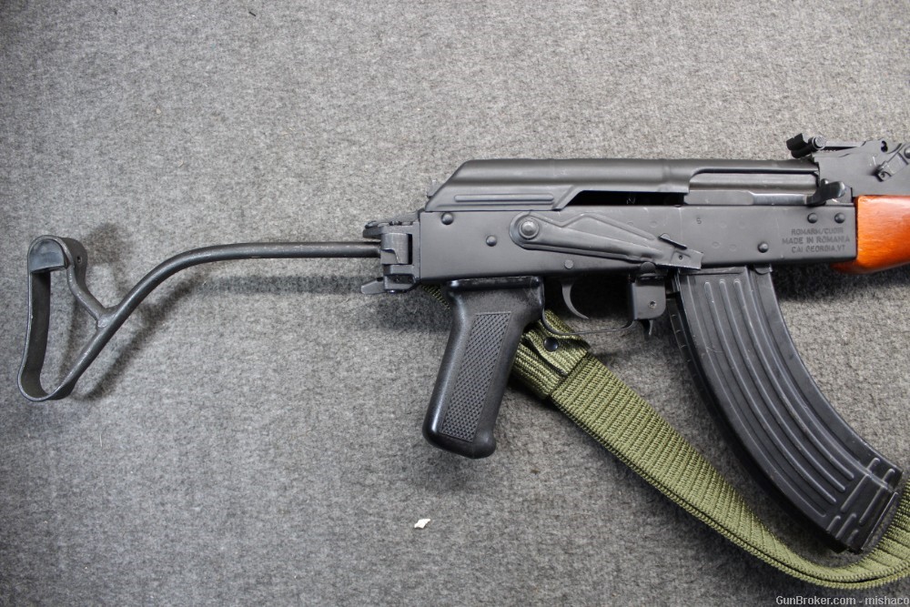 Romanian Cugir GP-WASR10 7.62x39mm AK-47 Rifle w/PM90 Folding Stock WASR-10-img-2