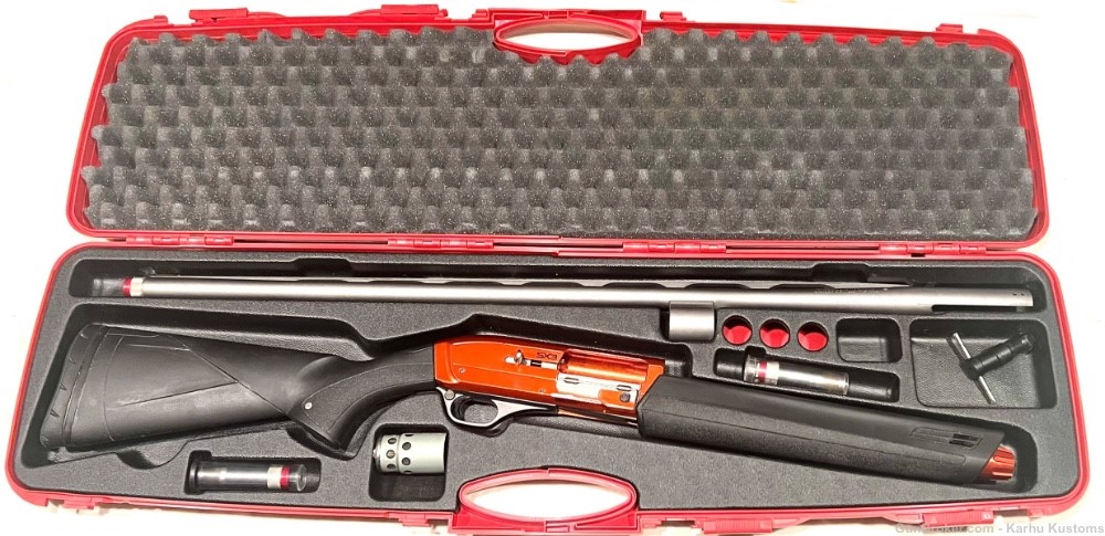 Rare Winchester SX3 Flanigun 12ga Shotgun, original case, chokes.-img-0
