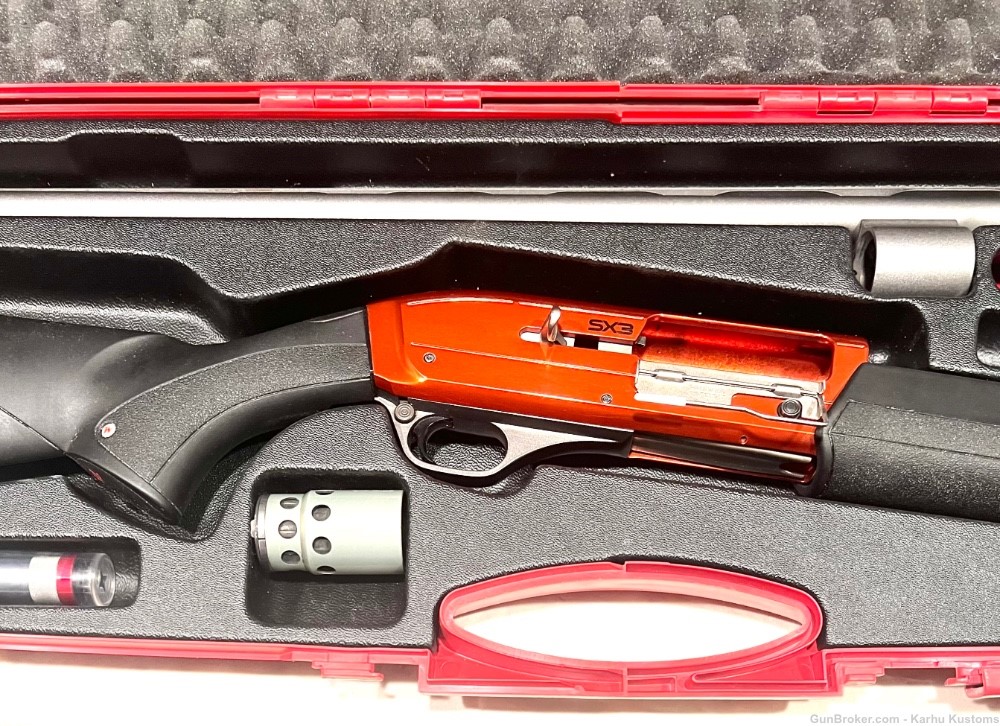 Rare Winchester SX3 Flanigun 12ga Shotgun, original case, chokes.-img-2