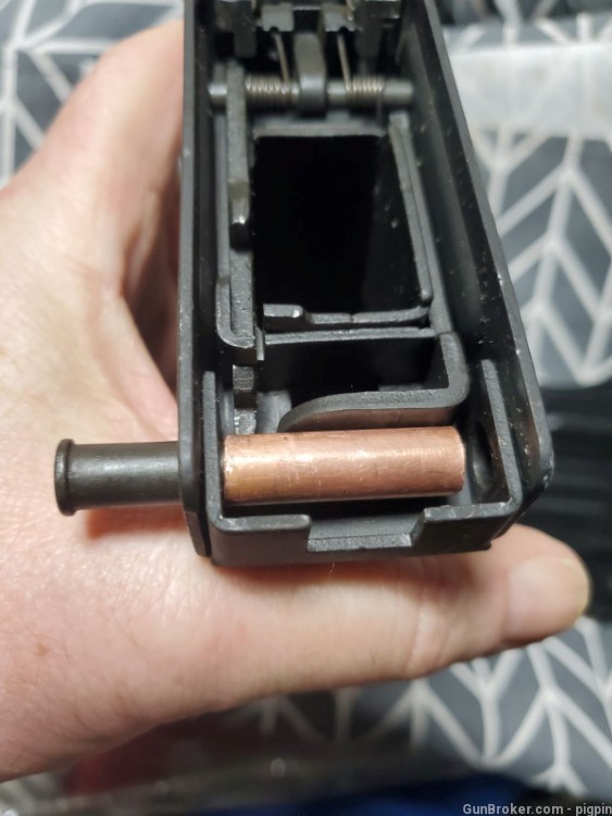 Uzi SMG lower grip Adapter bushing 8mm Pin to 9mm lug-img-1