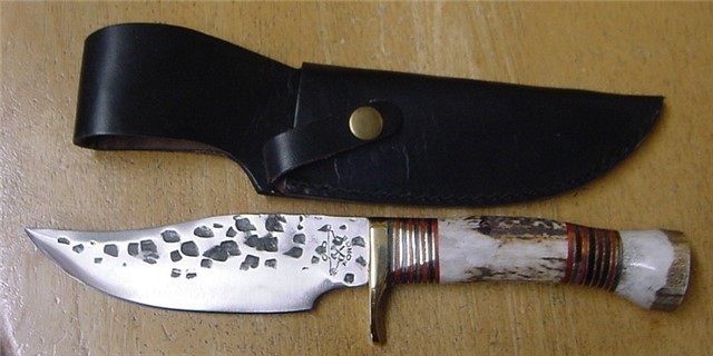 Hammered Forged Skinner Knife OF022-img-0